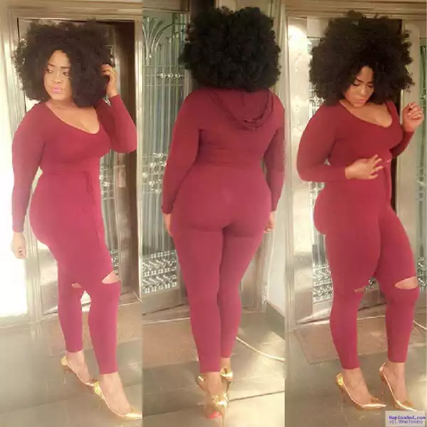 Photos: Actress Biodun Okeowo A.k.A "Omobutty" Puts Her Massive Curves On Display